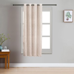 Home Beautiful 5 ft. Off White Polyester Curtain - (M2822)