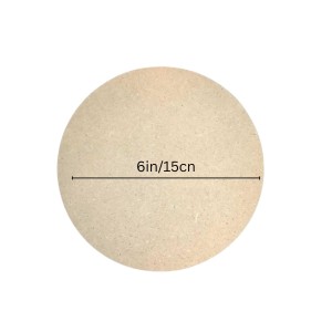 6 Inch Round MDF Board – 3mm Thick Unfinished Wood Circle for Crafts, Painting, Laser Cutting, Engraving & DIY Projects