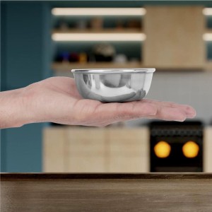 150 ml Stainless Steel Bowl, 4 X 9.5 cm (Pack of 1)