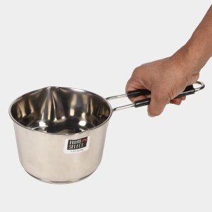 1 L Steel Saucepan 9 X 14 cm (Pack of 1)