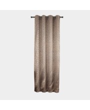 Home Beautiful 7ft. Chocolate Brown Blackout Eyelet Curtains - (M2741)
