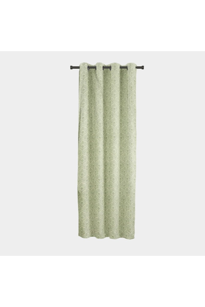 Home Beautiful 7ft. Light Green Polyester Curtain - (M2747)
