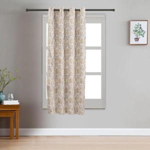 Home Beautiful 5 ft. Light Grey Polyester Curtain - (M2782)