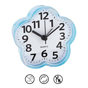 HiTechMart Cute Cloud-Shaped Quartz Wall Clock – Decorative Clock for Home, Office & Kids' Room – Stylish Blue Frame with Easy-to-Read Numbers
