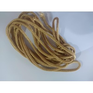 HiTechMart Golden Braided Nylon Rope – Durable, Heavy-Duty Multipurpose Cord for DIY Crafts, Decoration, Outdoor, and Industrial Use – Strong & Flexible Twisted Rope – 7 Metre Length