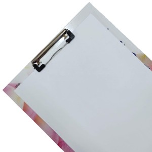 Hi Tech Sales Printed Exam Pad | Regular Wooden Exam Board for Girls & Boys, Kids, Students, Gift, School, Office, Industrial use | Stainless Clipboard (Color-Multicolor, Size-14.5 x 9.5) (Pink)