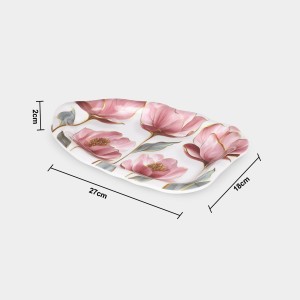 1 Melamine Snack Plate - (M1319)
