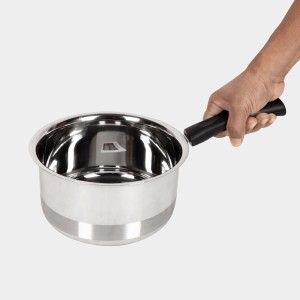 1.2 L Steel Saucepan 1 9 cm Dia. (Pack of 1)