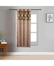 Home Beautiful 5 ft. Brown Polyester Curtain - (M2830)