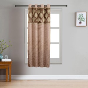 Home Beautiful 5 ft. Brown Polyester Curtain - (M2830)