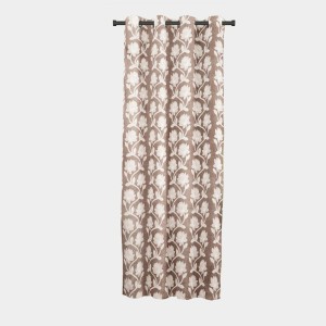 Home Beautiful 5 ft. Brown Polyester Curtain - (M2779)