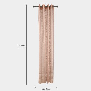 Home Beautiful 7ft. Brown Microfiber Door Curtain - (M2906) Home Beautiful 7ft. Brown Microfiber Door Curtain - (M2906)