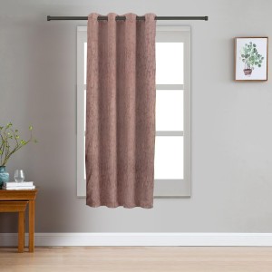 Home Beautiful 5 ft. Brown Polyester Curtain - (M2845)