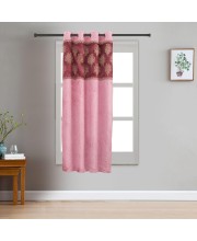 Home Beautiful 5 ft. Pink Polyester Curtain - (M2841)