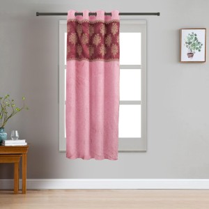 Home Beautiful 5 ft. Pink Polyester Curtain - (M2841)