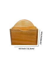 Wooden Tea Coaster Set with Holder | Premium Solid Wood Round Coasters for Hot & Cold Drinks, Tea, Coffee & Table Protection | Set of 5 (Round) Wooden Tea Coaster Set with Holder | Premium Solid Wood Round Coasters for Hot & Cold Drinks, Tea, Coffee & Table Protection | Set of 5 (Round)