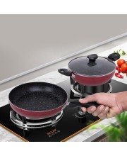 1 L Frypan, 1.5 L Kadhai Non-Stick Cook & Serveware - (M1413)