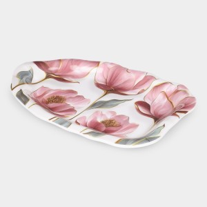 1 Melamine Snack Plate - (M1319)