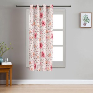 Home Beautiful 5 ft. Pink Polyester Curtain - (M2819)