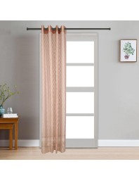 Home Beautiful 7ft. Brown Microfiber Door Curtain - (M2906)