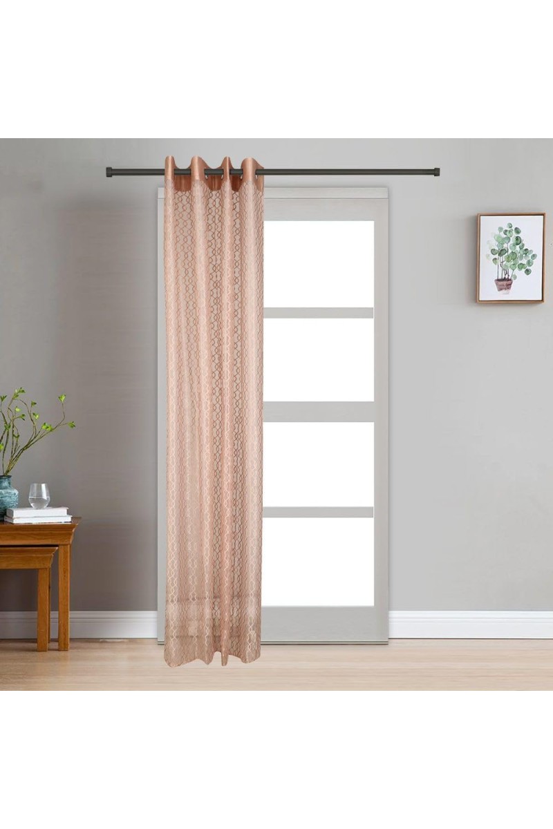 Home Beautiful 7ft. Brown Microfiber Door Curtain - (M2906)