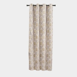 Home Beautiful 5 ft. Light Grey Polyester Curtain - (M2782)