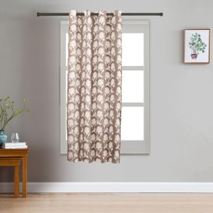 Home Beautiful 5 ft. Brown Polyester Curtain - (M2779)
