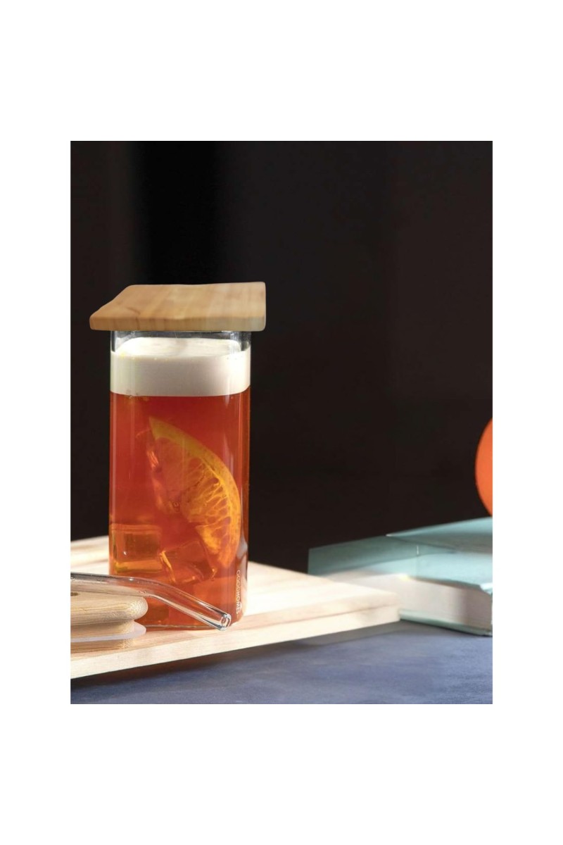 Natural Wooden Lid for Glass Tumblers and Carafes – Airtight Drink Cover