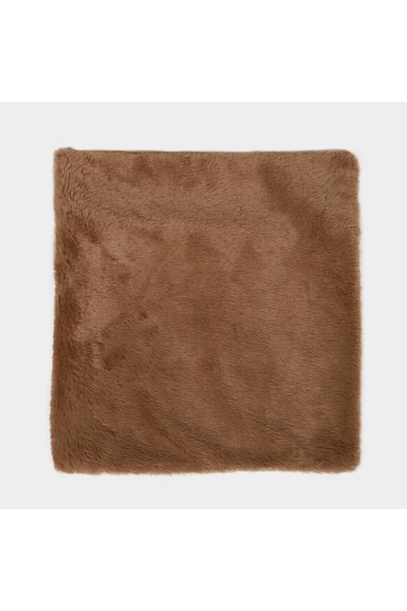 Home Beautiful Brown Polyester Cushion Cover