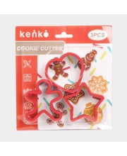 Steel Cookie Cutter Set of 3(Pack of 3)