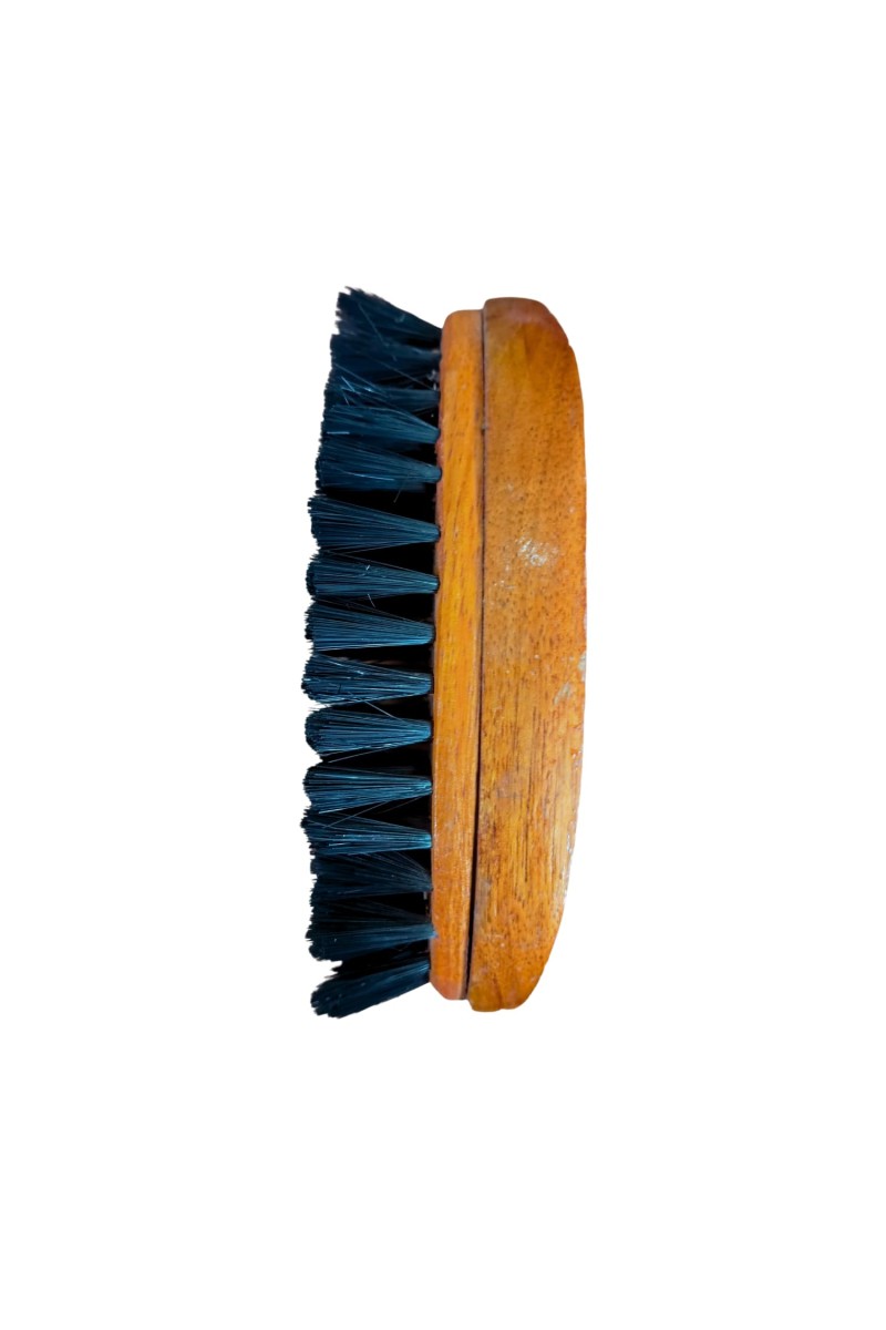 HI TECH Sales Oval Wooden Boar Bristle Brush – Dust,Hair & Shoe Cleaning Brush