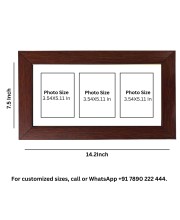 Sri Hanuman and Sri Ram Color Photo Frame -14X7.5 Inch, Elegant Religious Home & Temple Decor