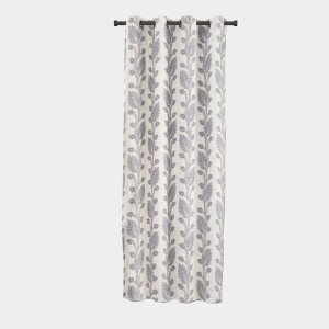 Home Beautiful 5ft. Light Grey Polyester Curtain - (M2757)