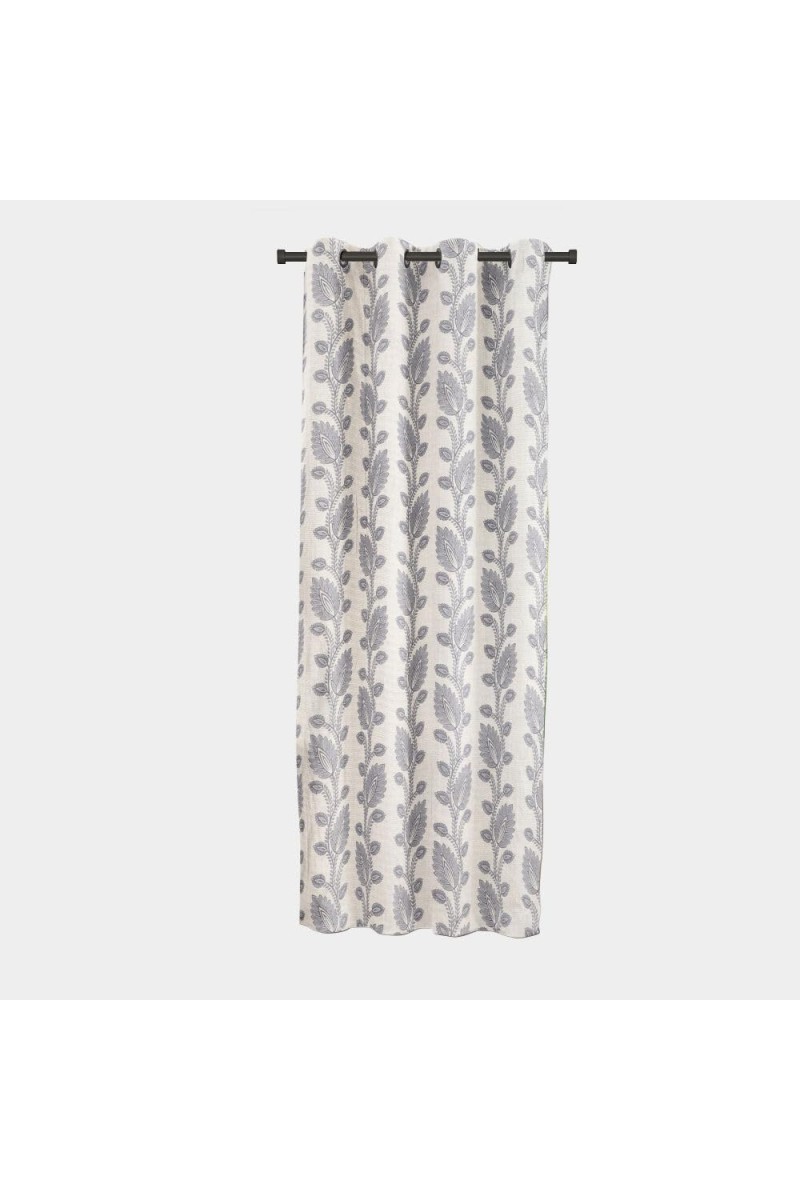 Home Beautiful 5ft. Light Grey Polyester Curtain - (M2757)