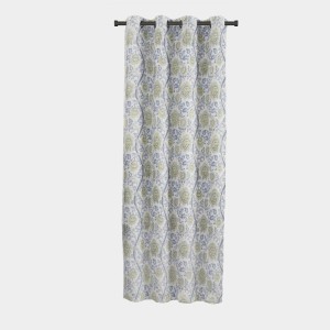 Home Beautiful 5 ft. Light Blue Polyester Curtain - (M2806)