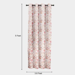 Home Beautiful 5 ft. Pink Polyester Curtain - (M2837)