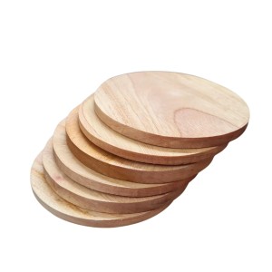 Natural Wooden Lids for Glass Tumblers & Carafes – Airtight Drink Covers & Mini Tray Coasters – Pack of 6| Multipurpose Wooden Lid Coaster Combo for Home & Kitchen (6)