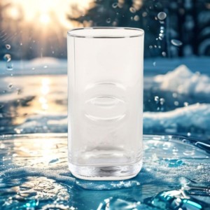 6-Piece Clear Glass Tumbler Set – 6 oz Drinking Glasses for Water, Juice, Soda & Cocktails