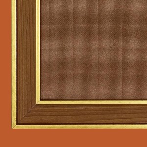 Jay Swaminarayan Photo Frame - 10x14 Inches, Brown Wooden Frame for Home, Office & Temple Decoration