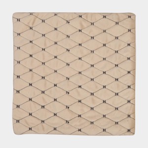 Home Beautiful Beige Velvet Cushion Cover