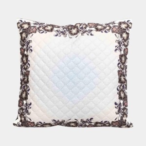 Home Beautiful White Microfiber Cushion Cover