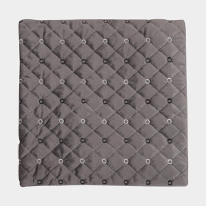 Home Beautiful Dark Grey Velvet Cushion Cover