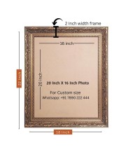 Sri Satyajit Ray Big Photo Frame - 18x22 Inches for Home & Office Decoration
