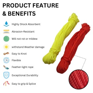 Heavy-Duty Multipurpose Rope | Strong & Durable Nylon/Polypropylene Rope for Outdoor, Camping, and Home Use | 4mm Thickness