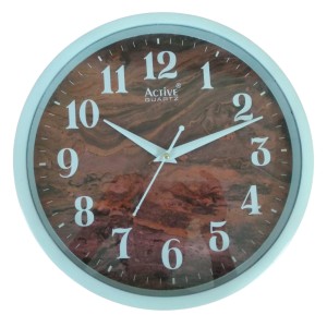 Hitech Sales Modern Modern Dashing Look Quartz Stylish Analog 30 Cm Decorative Latest Non Ticking Silent WallClock Battery Operated Round Easy to Read for Living Room Bedroom Office Kitchen School
