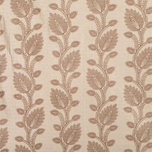 Home Beautiful 5ft. Soft Beige Printed Eyelet Curtains - (M2758)