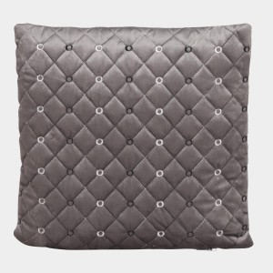 Home Beautiful Dark Grey Velvet Cushion Cover