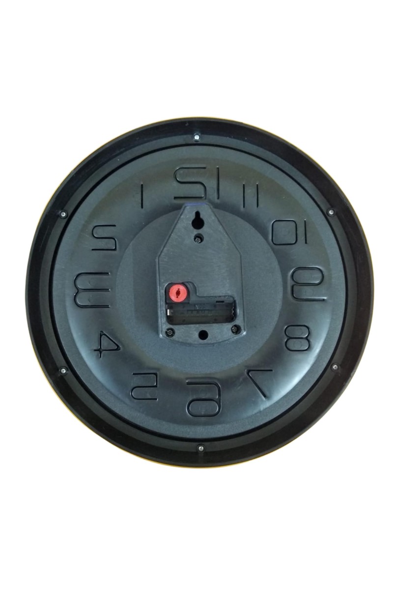 Hitech Sales Classic Quartz Stylish Designed Analog 28 Cm Decorative Weatherproof Latest WallClock Battery Operated Round Easy to Read for Living Room Bedroom Office Kitchen School