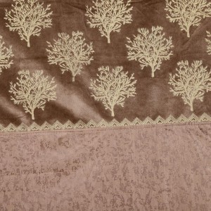 Home Beautiful 5 ft. Brown Polyester Curtain - (M2830)