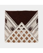 Home Beautiful Brown Microfiber Cushion Cover